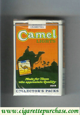 Camel Collectors Packs 1918 Lights cigarettes soft box